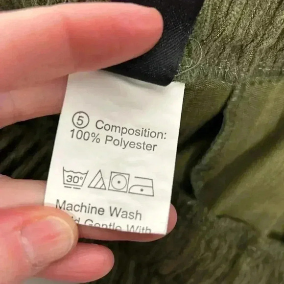 Green size medium corduroy pants  romwe - Picture 6 of 7